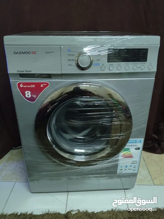 غسالة دايودايركت سلفر8كيلو1400كيلو انفينتر موفرة الماء والكهرباء بحاله ممتازه جدا للبيع استخدام بسيط