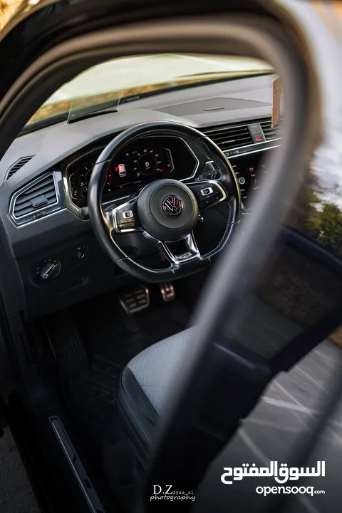 VW TIGUAN R_LINE  2000CC GASOLINE  4X4  امكانية البيع بدفعة اولى والباقي لغاية 4سنوات =48 شهر