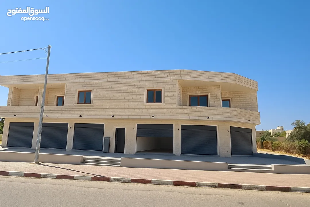 محلات تجارية للبيع شارع عمان اريحا موقع حيوي جدآ بجانب مدرسة علي بن ابي طالب وزارة الصحة والداخلية