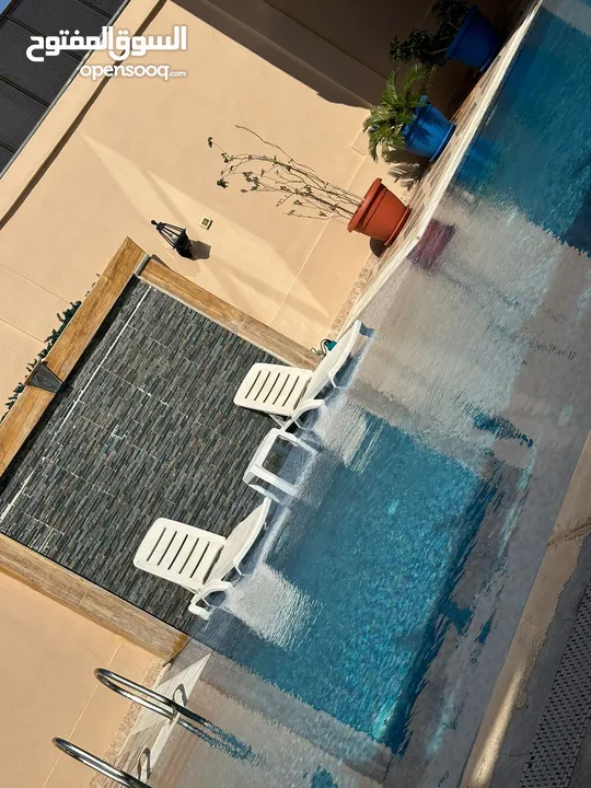 شاليه مسك - Misk Chalet للايجار / خدمات (vip) موقع واطلالة مميزة يبعد عن مرج الحمام 18 دقيقة