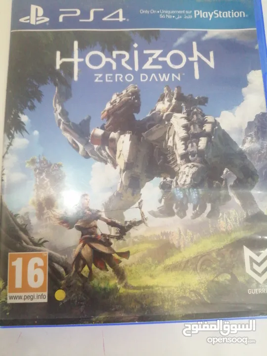 سي دي Horizon Zero Dawn مستعمل 1 شهر سبب البيع تم التختيم اللعبة شغالة ولا خدش