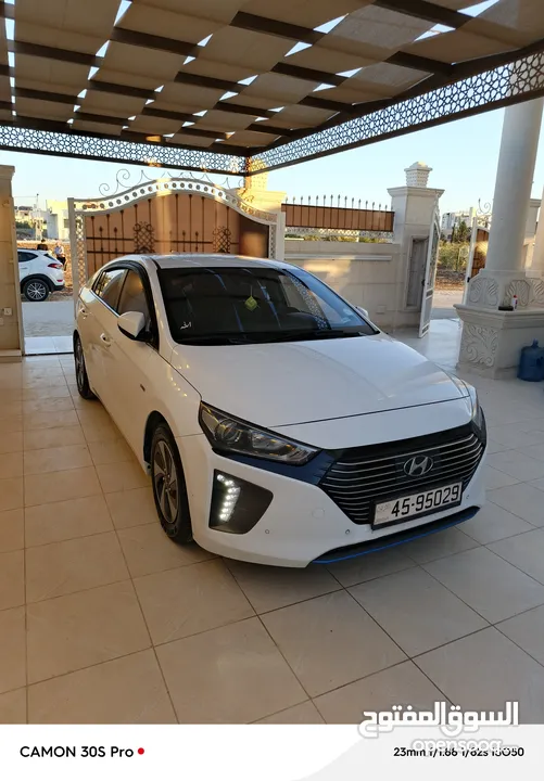 هونداي ايونك فحص 7جيد بدون ملاحضات استعمال شخصي وستخدام خفيف عداد 188km