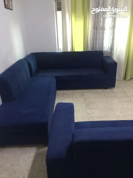طقم كنب خشب تفصيل 9 مقاعد نظيف بحالة ممتازة