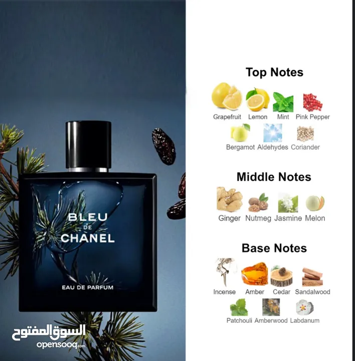 Bleu de Chanel EDP 100ml جديد مبكت