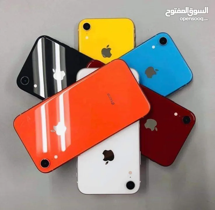 متوفر ايفونات XR الاصلي جيجا 64 و 128 بطاريات مشكل هدية كفر ولزقة وشاحن الاصلي متوفر توصيل