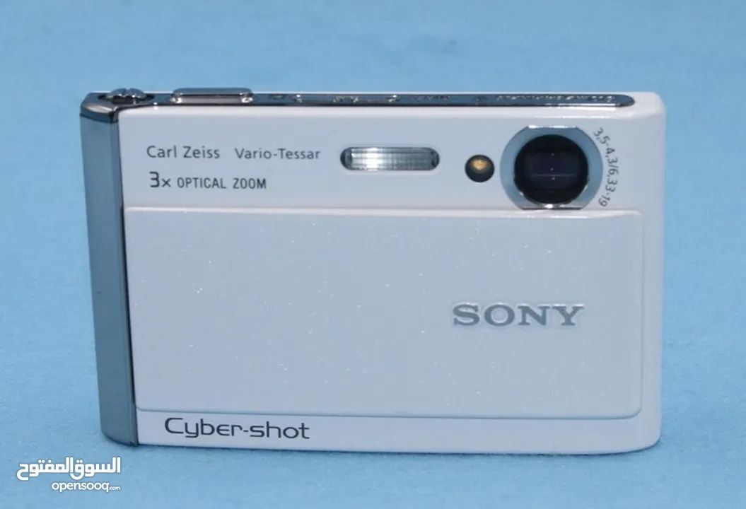 كاميرا سونى بحالة الجديدة ومشتملاته    camera sony 8.1MP DSC-T70ديجيتال  