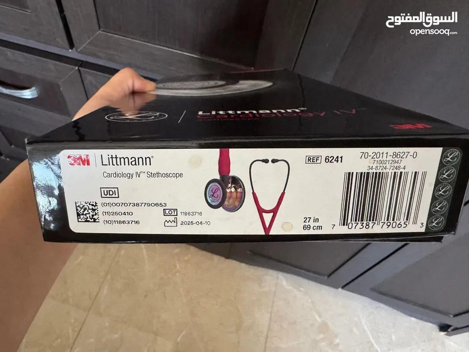 سماعة(littmann cardiology iv) الأصلية من الولايات المتحدة