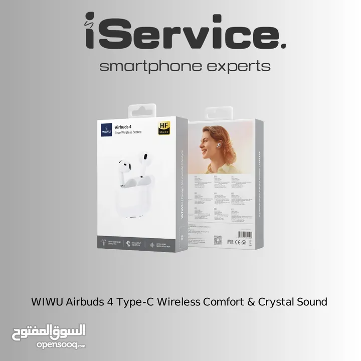 سماعات WiWU Airbuds 4 اللاسلكية