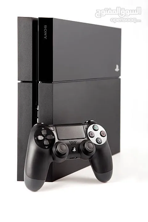 بلايستيشن PS4 مستعمل بحالة ممتازة مع يد اصلية + هدية يد كوبي ون ومعجون جديد للمعالج