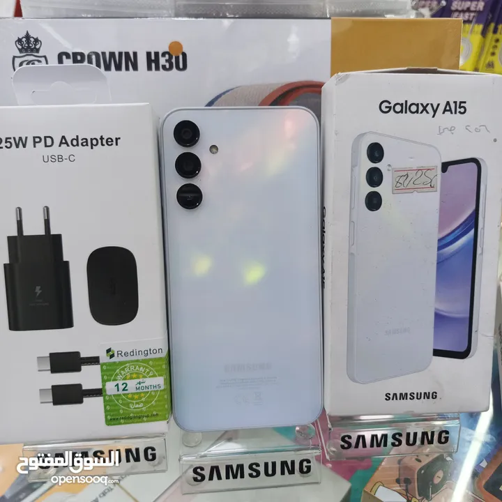 مستخدم اخو الجديد Galaxy a15 مع كرتونه اغراضة الأصلية 256g 16ram