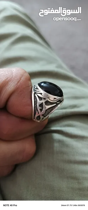 خواتم فضه مصريه مختوم 925 عدد 91 خاتم