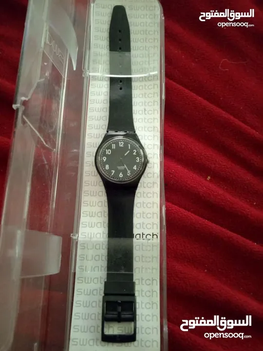 ساعه سواتش  100%swatch   اصلي swatch نظيف ساعه  بسعر 35د