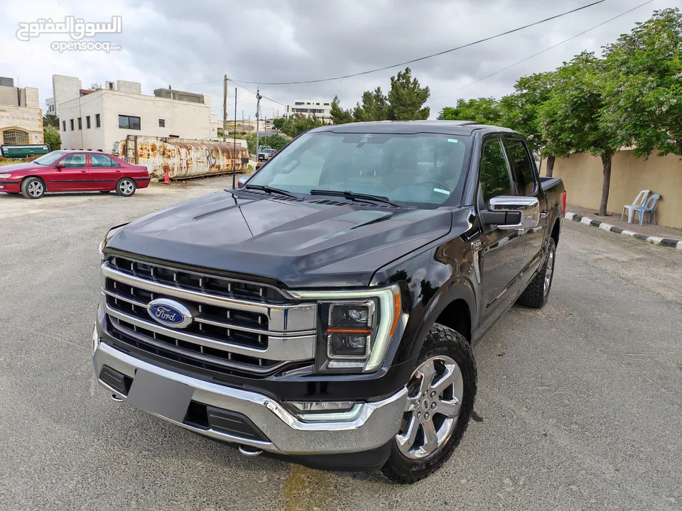 Ford F-150 2021 Lariat ( Gasoline )   powerboost 4x4 فورد f150 موديل 2021 بحالة ممتازة