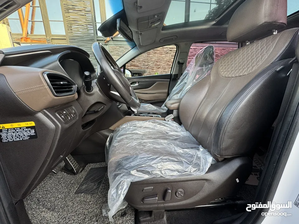 فرصة نادرة – Hyundai Santa Fe بانوراما  (6+1 مقاعد أصلية) ممشى قليل و بحالة الوكالة