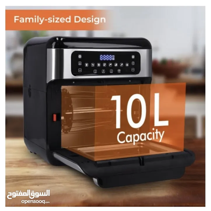 فرن قلايه هوائيه air fryer oven 9 in 1