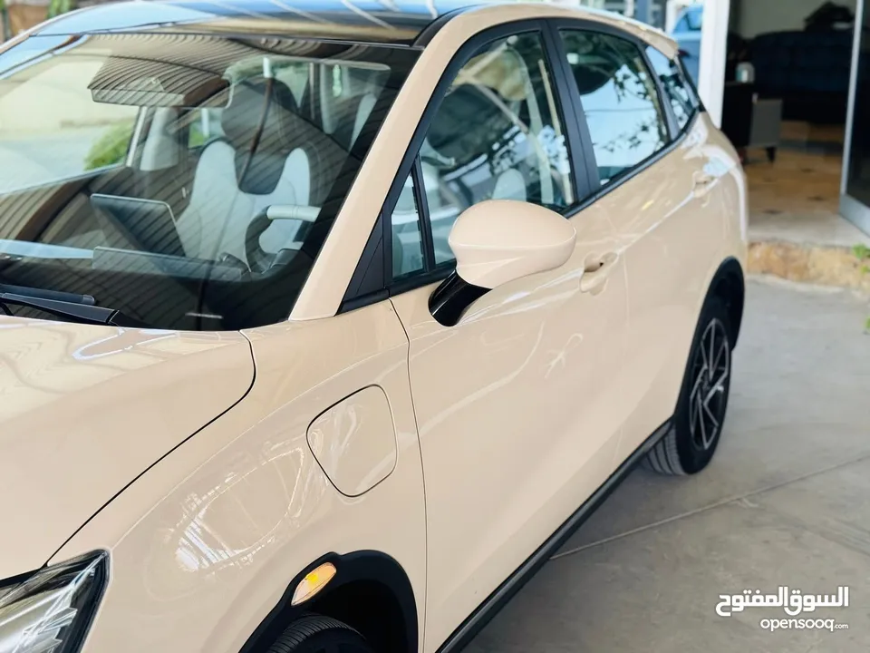 نيتا ايه Aya موديل 2023 برو اعلى صنف ممشى 8 الاف شبه زيرو لون بيج سقف اسود