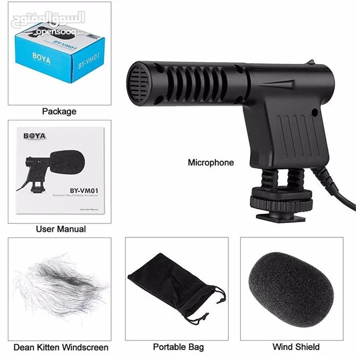 ميكرفون كاميرا Directional Video Condenser Microphone for Canon Nikon DSLR Camco