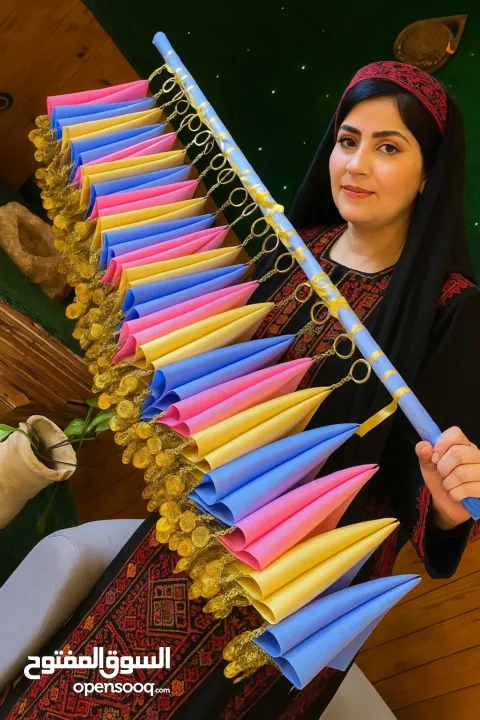 دلات قهوة وفناجين ومناديل ام العريس وغيرها