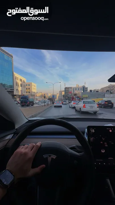 تسلا موديل 3 لون أبيض لؤلؤي 2022 Tesla model 3 . 2022