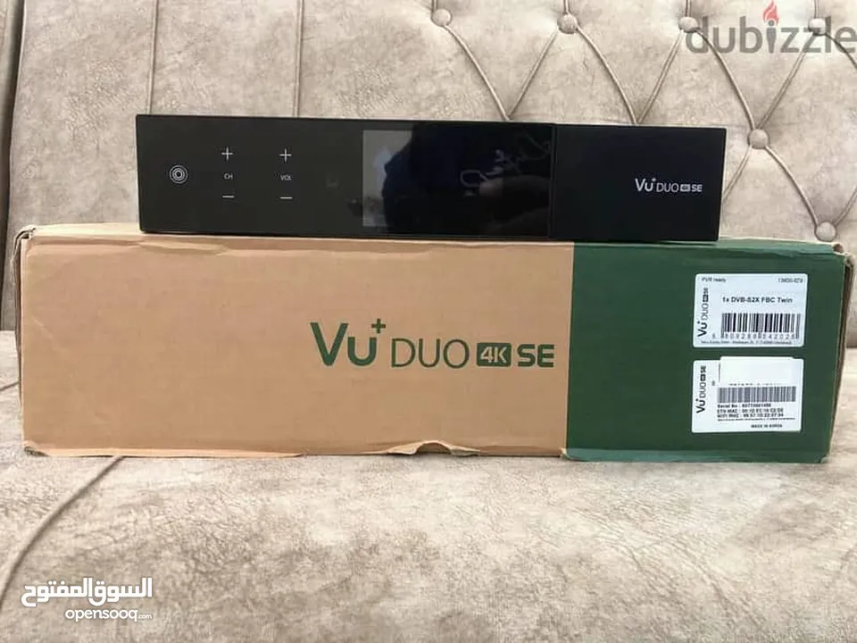 Vu+ Duo 4K SE 1x DVB-S2X FBC Twin Tuner PVR ready Linux Receiver UHD 2160p