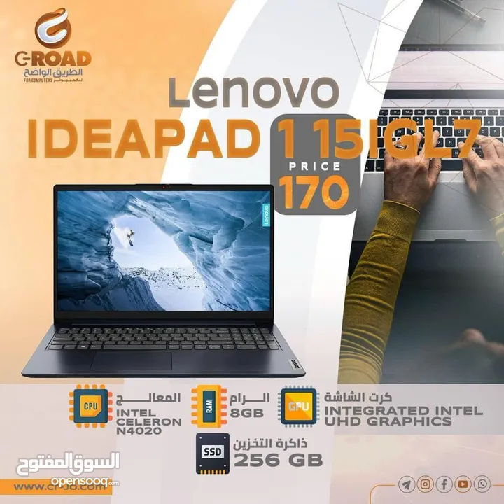 لابتوب لينوفو آيديا باد   LENOVO IDEAPAD CELERON   عروض الجمعة البيضاء
