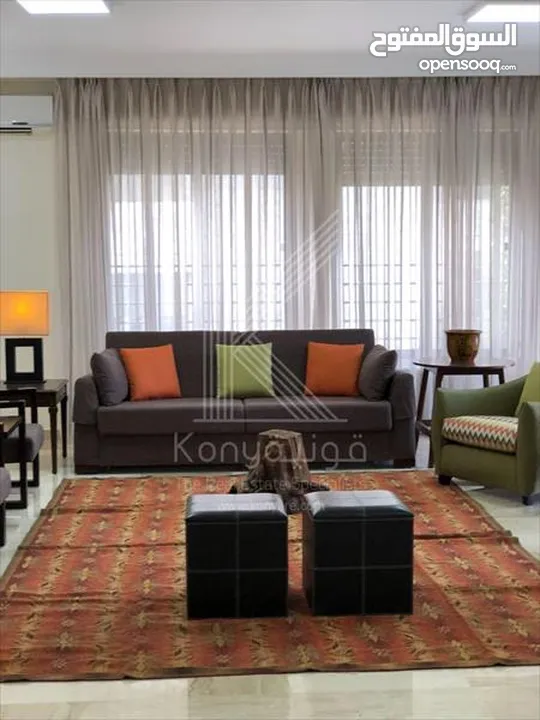 2nd Floor Furnished Apartment For Rent In Abdoun