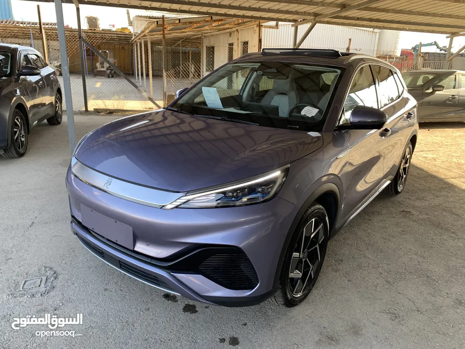 BYD Yuan plus 2023 بي واي ديه ايوان بلص صنف شامبيون فل الفل اوتبارك وباب خلفي كهرباء كراسي حامي بارد