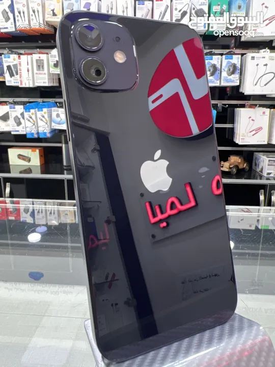 iPhone 12 (64 GB) ايفون 12 مستعمل  بحالة جيدة جدا بطارية اصلية 99٪؜  فاصل بصمة الوجه فقط لا غير