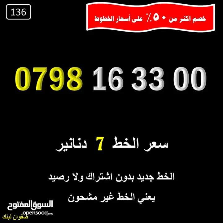 ارقام زين عليها خزم اكثر من 50%
