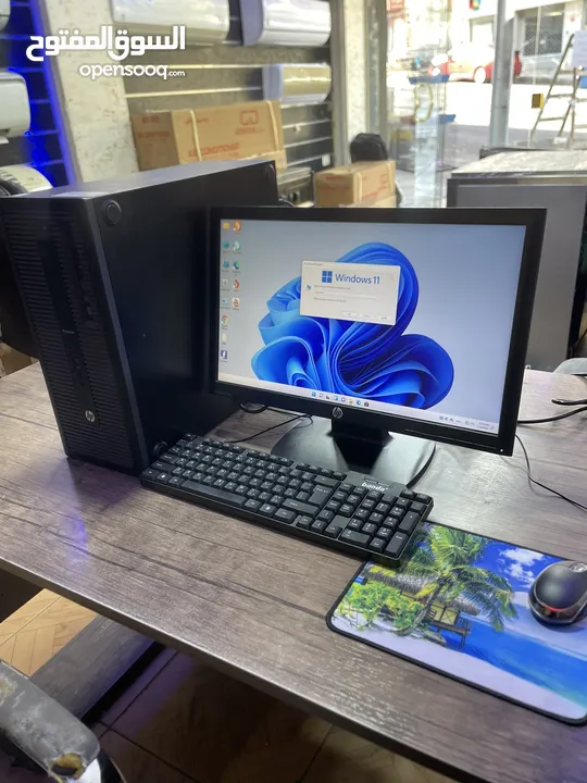 PC HP Core i7 جيل رابع  مع شاشة كامل مكمل قوي و عملي أمريكي اصلي