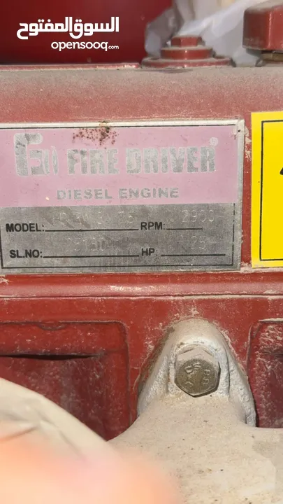 Fire driver diesel engine