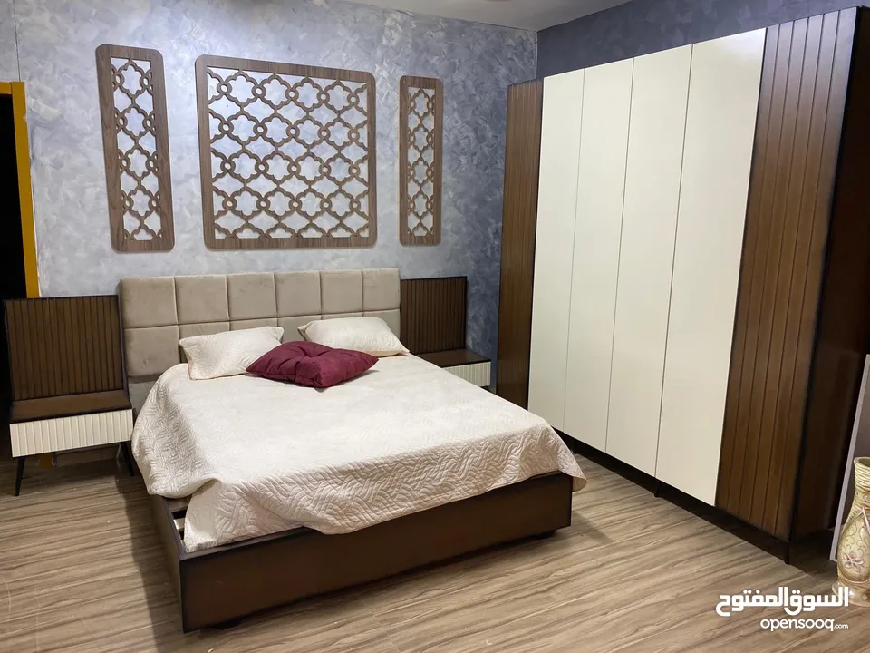 غرفة نوم تفصيل محلي بتصميم عصري بسيط ومميز