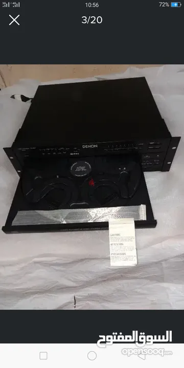 5. DVD changer.  مشغل 5 دي في دي ماركة دينون ياباني اصلي جديد بالكرتونة