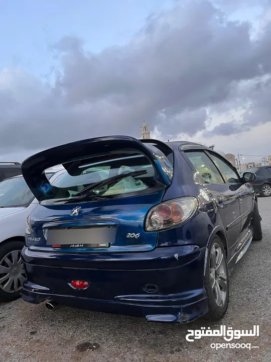 بيجو 206 موديل 2004 جير اوتوماتيك توب ترونيك ماتور 1400cc، الأجمل في الأردن