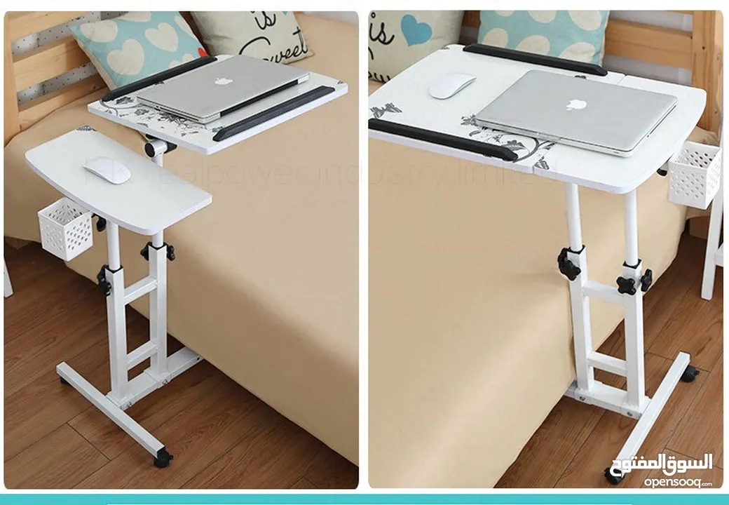 طاولة لابتوب / مكتب متنقل / مزدوجة مكتب لابتوب مكتب متحرك طاوله والتوصيل مجاني
