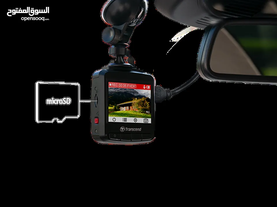 كاميرا داش كام من ترانسد تصوير الترا اتش دي Transcend Dash Camera 250 Wifi 4K UltraHD