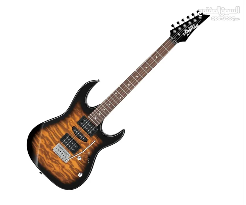 جيتار كهربائي Ibanez GRX70QA-SB GIO مسكر بالكرتونه