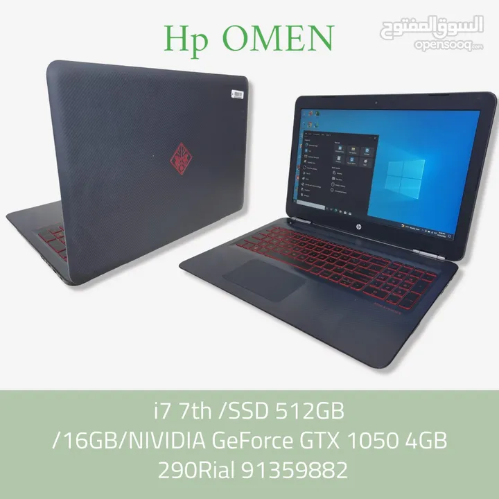 لاب توب اتش بي اومين العاب او البرامج تصميم HP omen