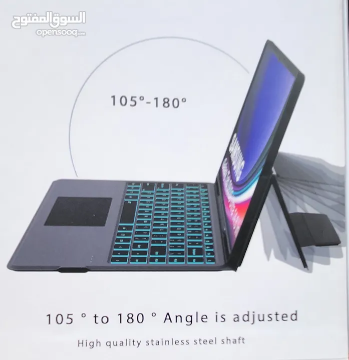 Wireless Keyboard with TrackPad for Samsung Galaxy Tab S9 Ultra(English and Arabic)