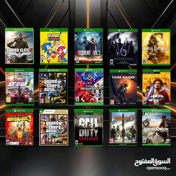 Xbox Game Cd’s for series x & one x/s أقراص ألعاب إكس بوكس سيريس & ون