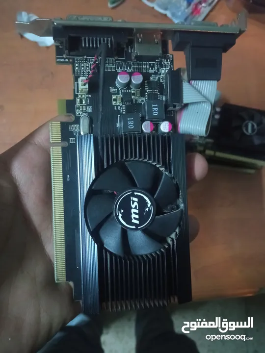 كروت شاشة   R7 240 2gb و gt 710
