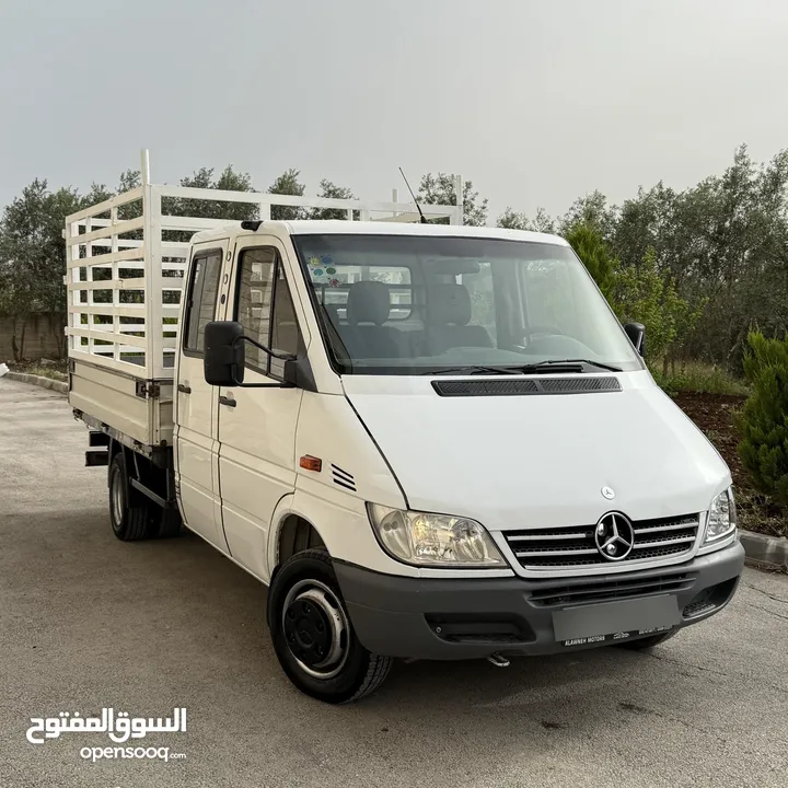 مرسيدس 416 شاصي قصير بحالة الوكالة فحص نخب