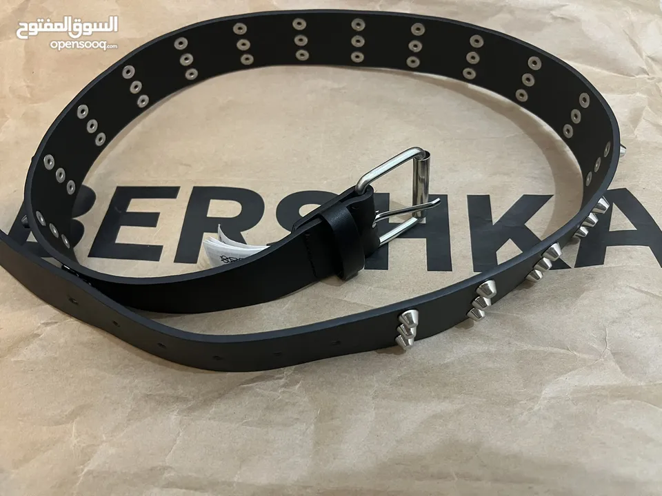 Bershka Black Studded Belt – Like New 34’