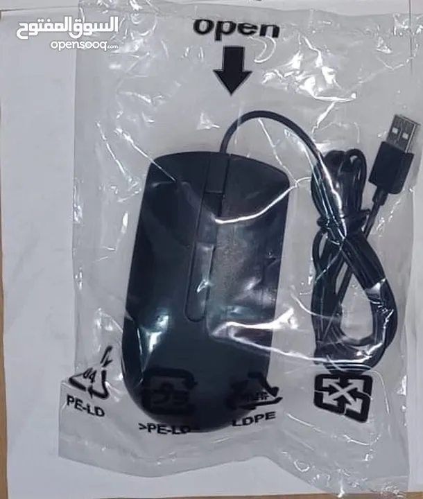ماوس اورجينال اصلى استعمال كسر زيرو  ماوس سلكي ضوئي ديل   Mouse Optical Dell MS 116