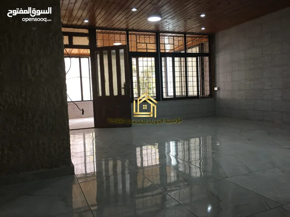 شقة فارغة - الجبيهة - 3نوم1ماستر - 350م - ارضية - حديقة - ترس - قرب الخدمات