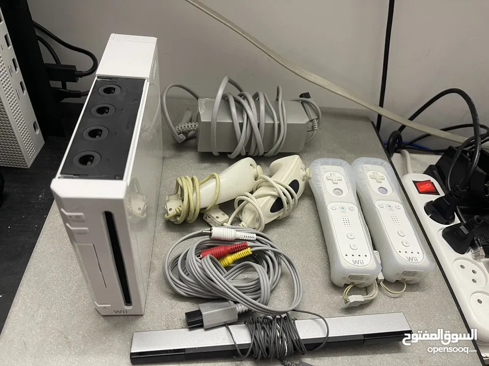 Wii كامل مع جميع اغراضو