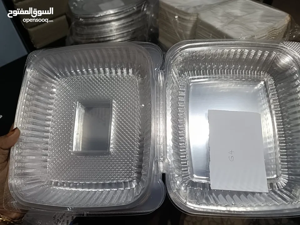 Disposable cups plates etc