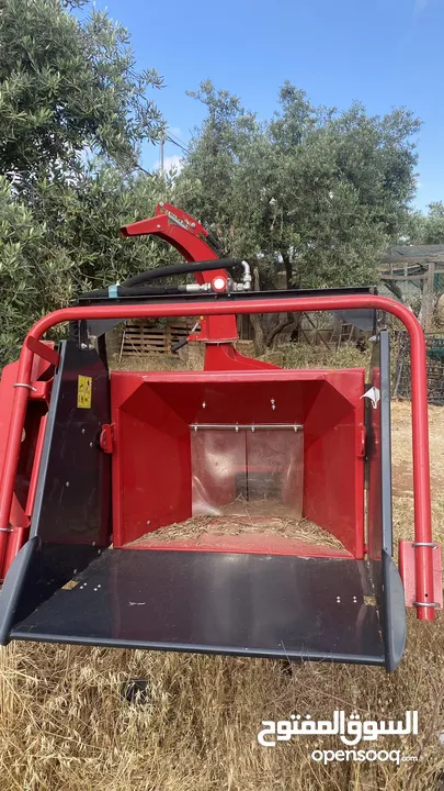 Shredder for wood and tree branches- tractor mounted type فرامة أغصان تعمل على التراكتور