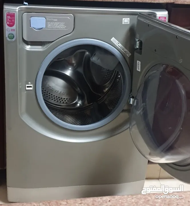 2في1 نوع اريستون غساله مع حماصه k10