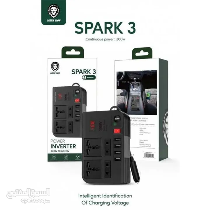 محول طاقة السيارة جرين سبارك   Green Spark 3 Car Power Inverter3